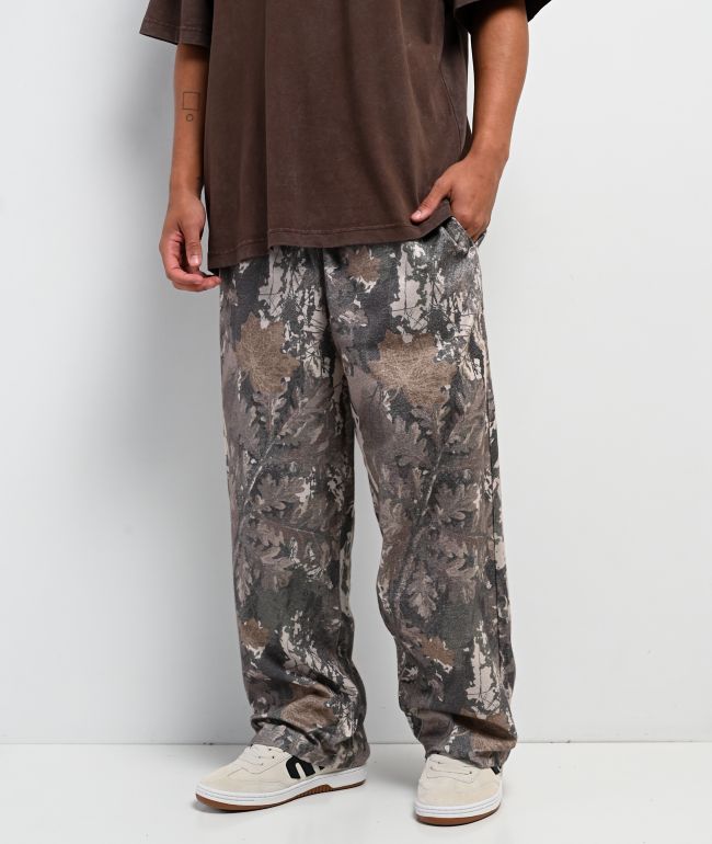 Ninth Hall Leaf Me Alone Camo Lounge Pants - Ninth Hall