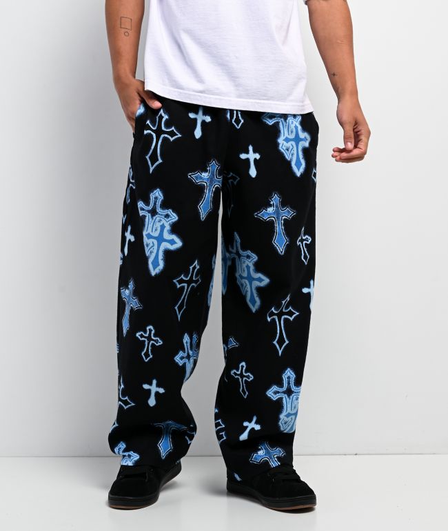 Ninth Hall Neon Salvation Black Lounge Pants - Ninth Hall