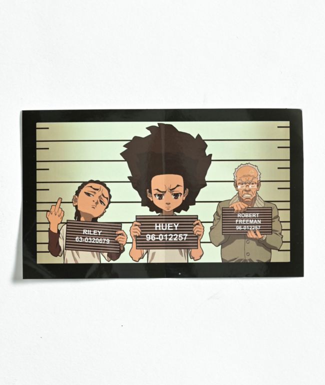 The Boondocks Mugshot Sticker - Boondocks