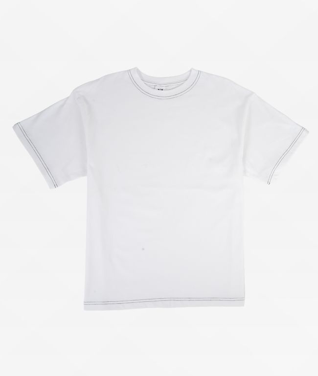 ITA Portal Contrast White Boxy T-Shirt - ITA