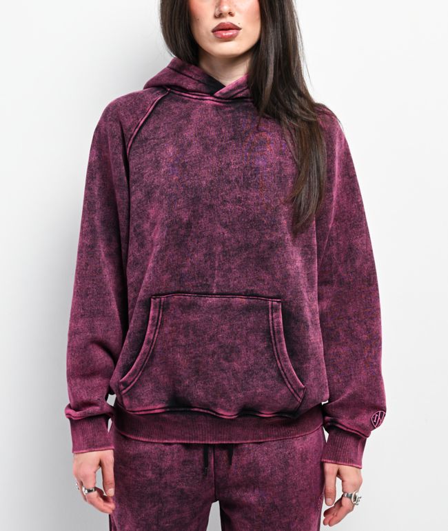 Vitriol Lenexa Shadow Purple Wash Zip Hoodie | Zumiez