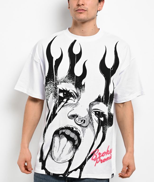 Broken Promises Taste White T-Shirt - Broken Promises