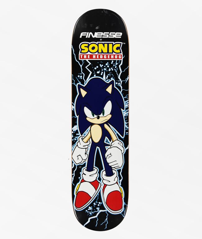 Finesse x Sonic the Hedgehog Charge 8.0" Skateboard Deck - Finesse Skateboards