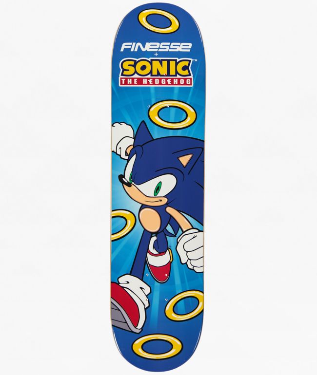 Finesse x Sonic The Hedgehog Run 8.0" Skateboard Deck - Finesse Skateboards