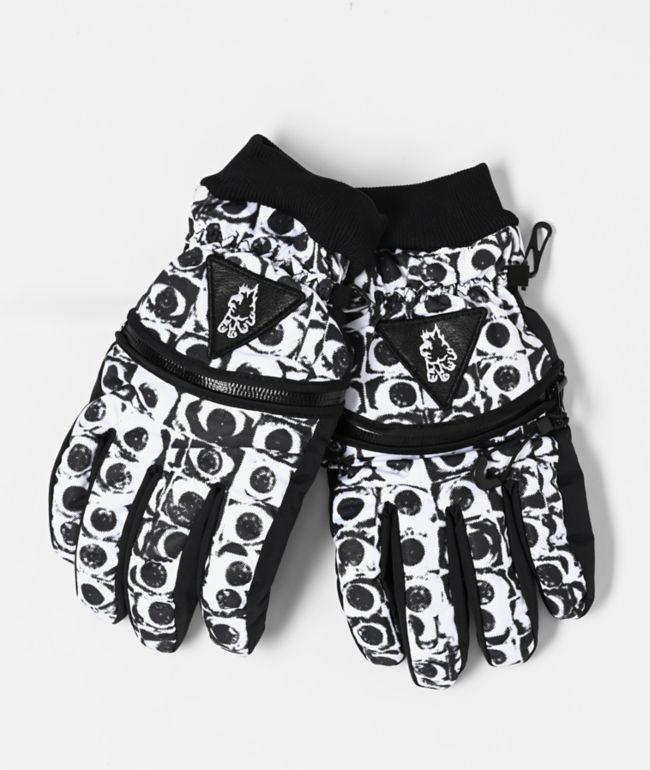 Deathgrip Ghoul Eyes Snowboard Gloves - Deathgrip Gloves