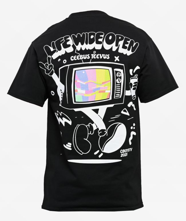 CboysTV Kids Ceebus Teevus Black T-Shirt - CboysTV