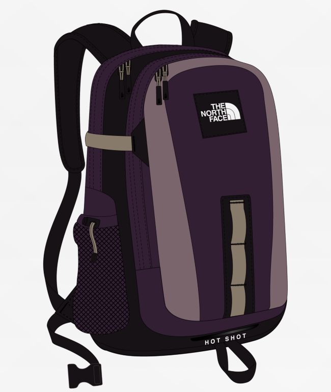 The North Face Hot Shot SE Endless Dusk & Stone Slab Backpack - The North Face