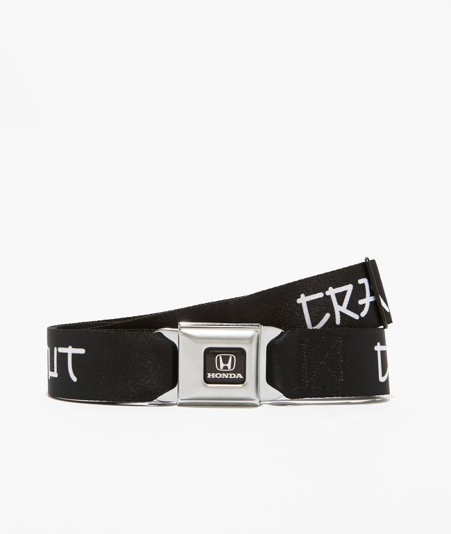 Buckle Down x Honda Crash Out Black Seatbelt Belt - Buckle Down
