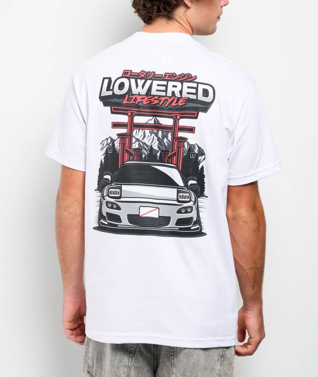 Lowered Lifestyle Toriii White T-Shirt - Lowered Lifestyle