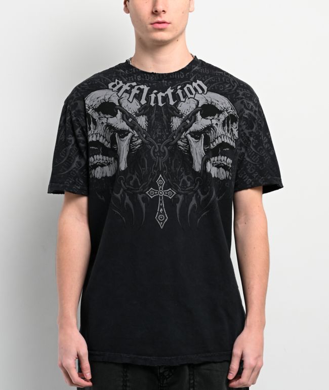 Affliction Decimation Black T-Shirt - Affliction