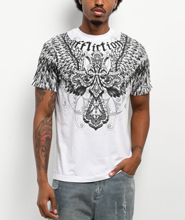 Affliction Kingdom White T-Shirt - Affliction