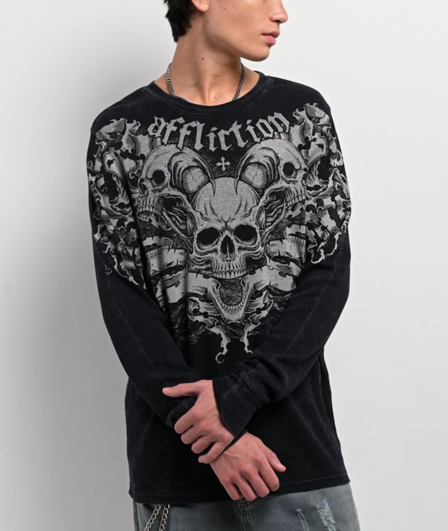トップス 00s civarize long sleeve t-shirt skull 00s skull civarize