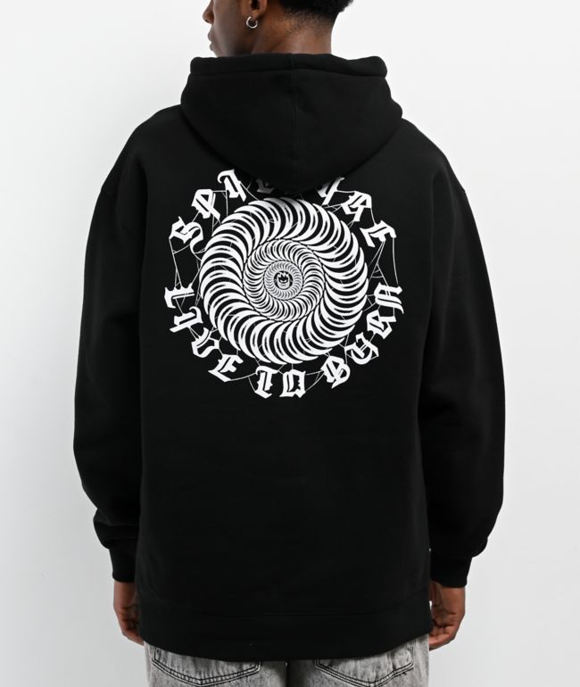 Spitfire Webbed Black Hoodie - Spitfire