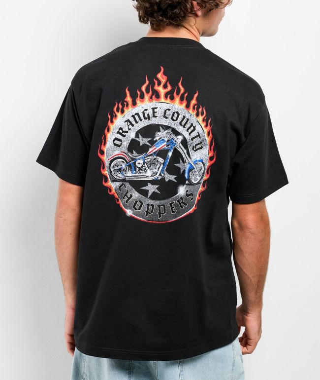 Orange County Choppers USA Chopper Black T-Shirt - Orange County Choppers