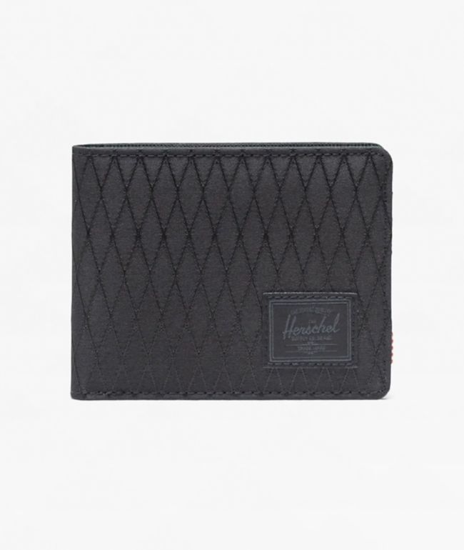 Herschel Supply Co. Roy Black Diamond Bifold Wallet - Herschel Supply