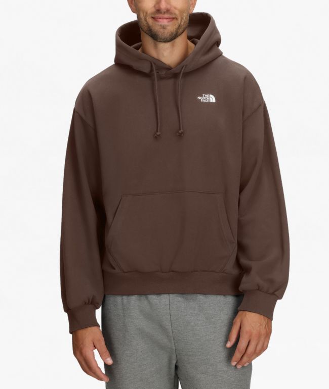 The North Face Evolution Simple Dome Brown Hoodie - The North Face