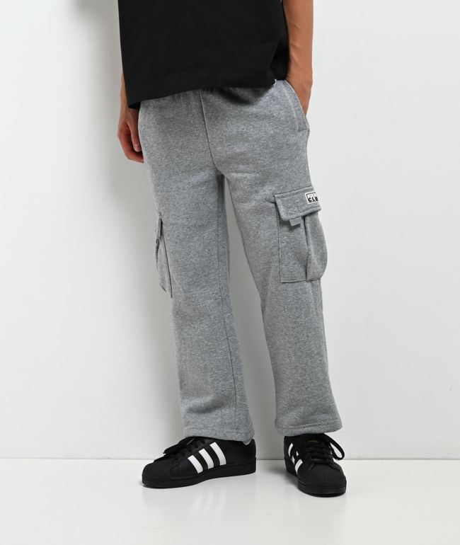Pro Club Kids Grey Cargo Sweatpants - Pro Club