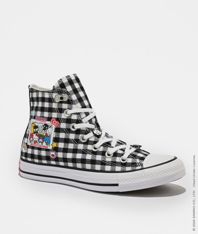Converse x Hello Kitty & Friends Chuck Taylor All Star Black & White High Top Shoes - Converse