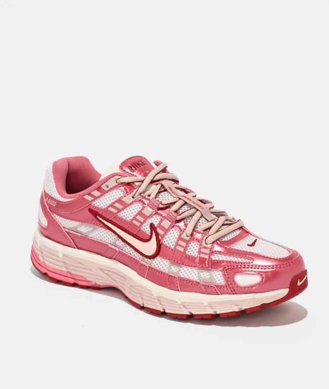 Nike Women's P-6000 Summit White & Peony Shoes - Nike