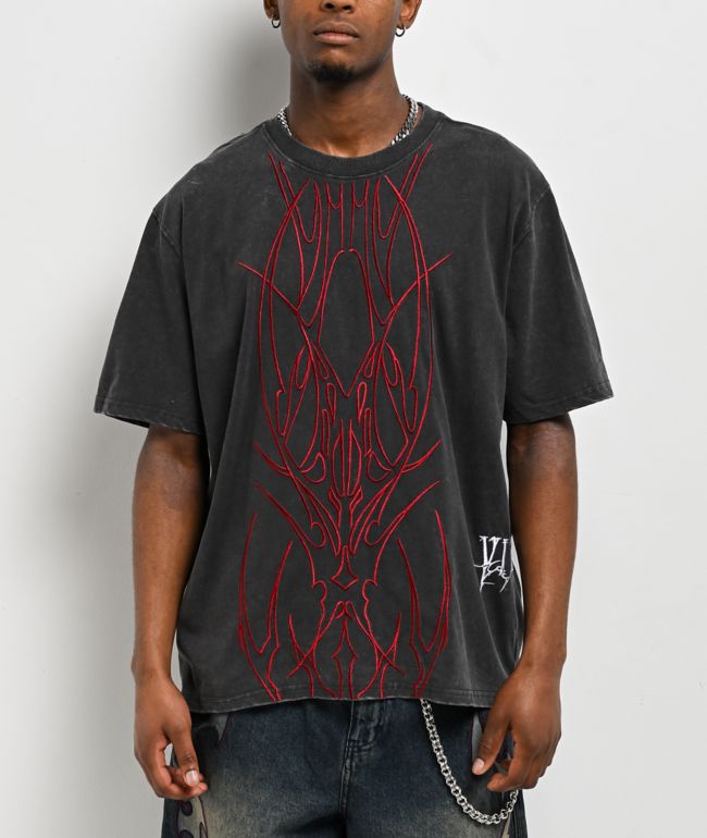 Vitriol Vertebrae Black T-Shirt - Vitriol