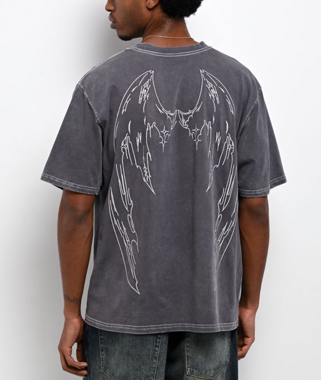 Vitriol Freak Boy Grey Wash T=Shirt - Vitriol