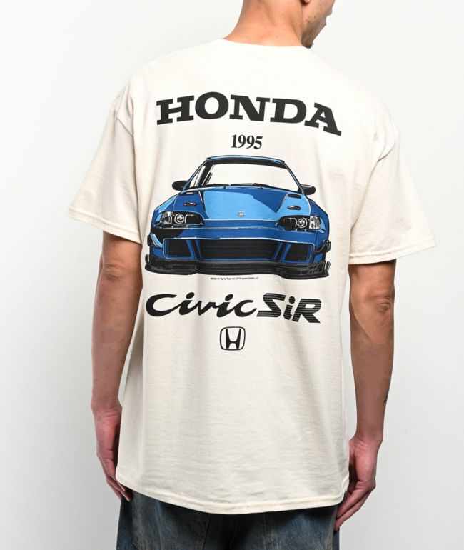 Honda 1995 Civic SiR-II EG Tan T-Shirt - Honda