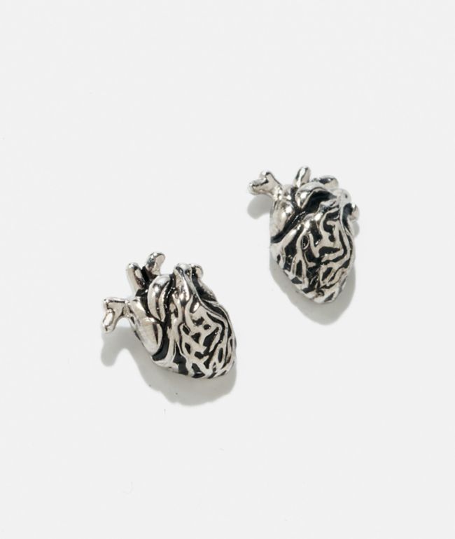 Little Rooms Chambers Silver Stud Earrings - Little Rooms