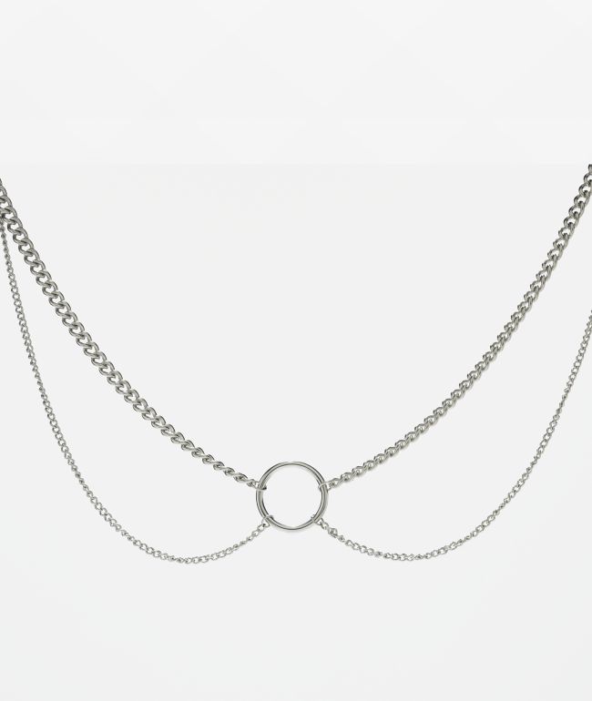 Little Rooms Midnight 14" Silver Necklace - Little Rooms