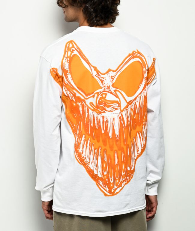 Vitriol Franger White Long Sleeve T-Shirt - Vitriol