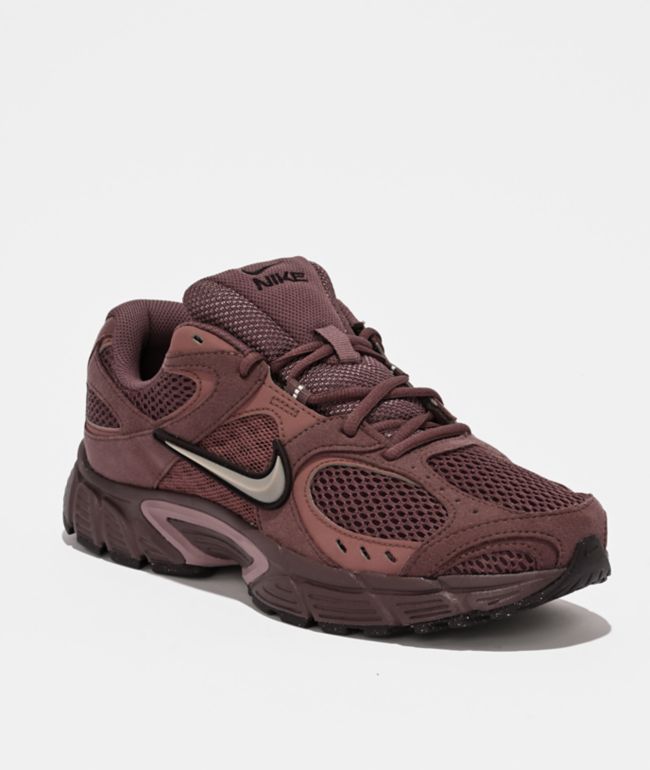 Nike V5 RNR Grey & Burgundy Ash Shoes - Nike