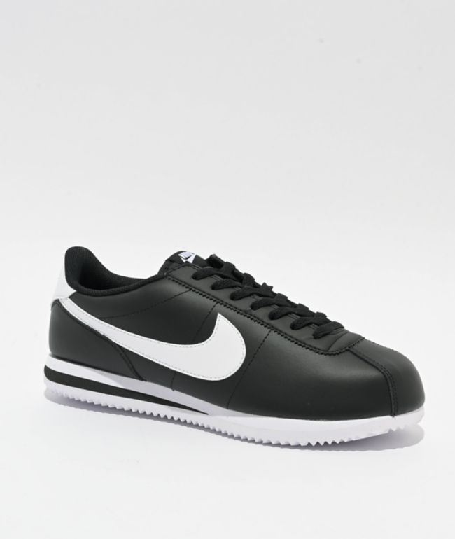 Nike Cortez Black & White Shoes - Nike