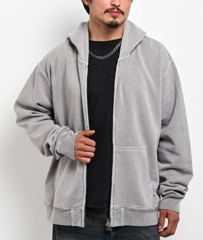 Pro Club Vintage Silver Wash Heavyweight  Zip Hoodie - Pro Club