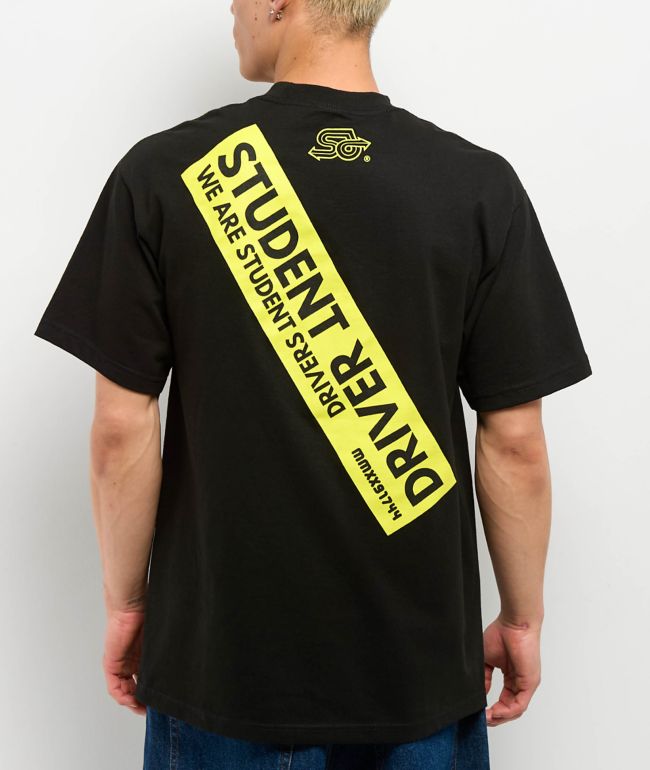Student Driver Racing Black T-Shirt - Student Driver