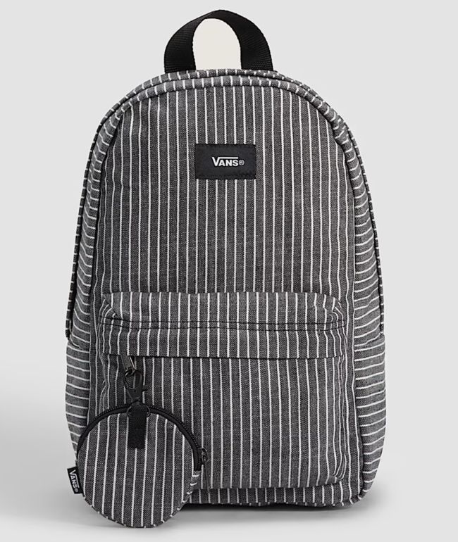 Vans Old Skool Stripe Black & White Mini Backpack - Vans