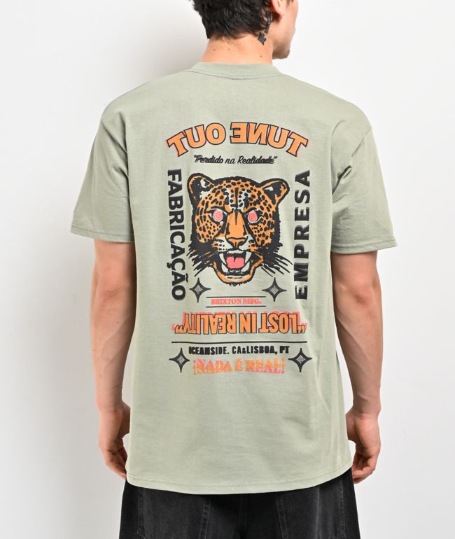 Brixton Getaway Green T-Shirt - Brixton