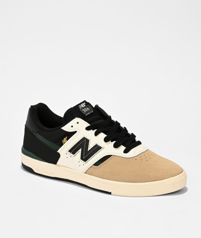 New Balance Numeric 306 Jamie Foy Black & White Skate Shoes | Zumiez