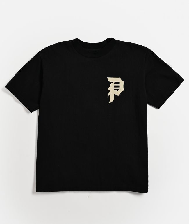 Primitive Kids Protector Black Heavyweight T-Shirt - Primitive