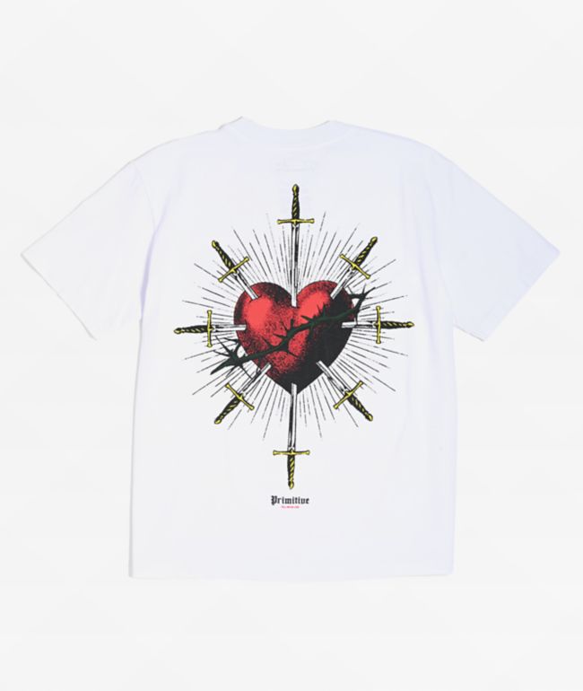 Primitive Kids Saint White Heavyweight T-Shirt - Primitive