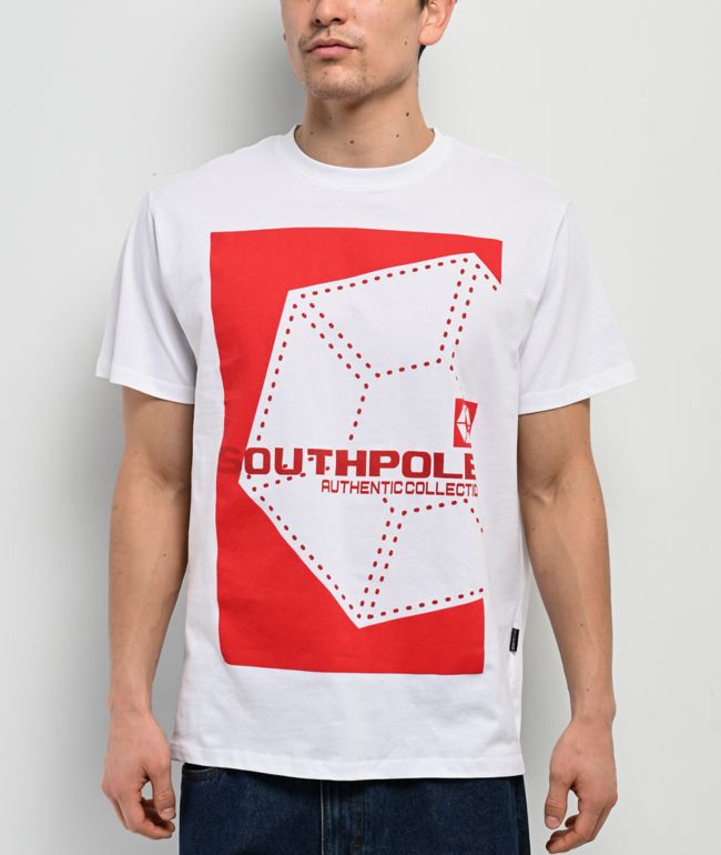 Southpole Authentic White Boxy Crop T-Shirt - Southpole