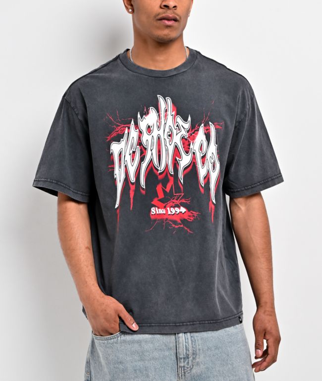 DC Death Machine Black Wash T-Shirt - DC