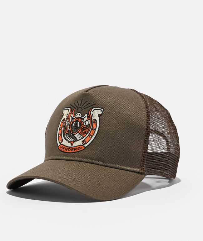 Sendero Snake Lucky Brown Snapback Hat - Sendero Provisions