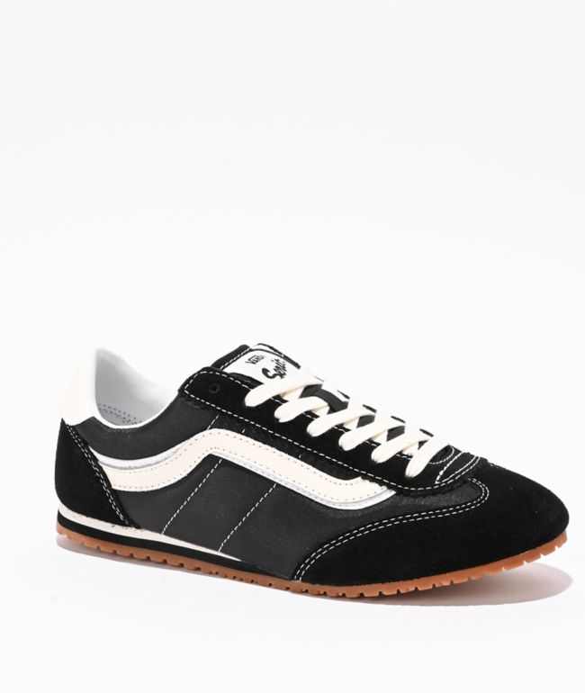 Vans Super Lowpro Black & White Shoes - Vans