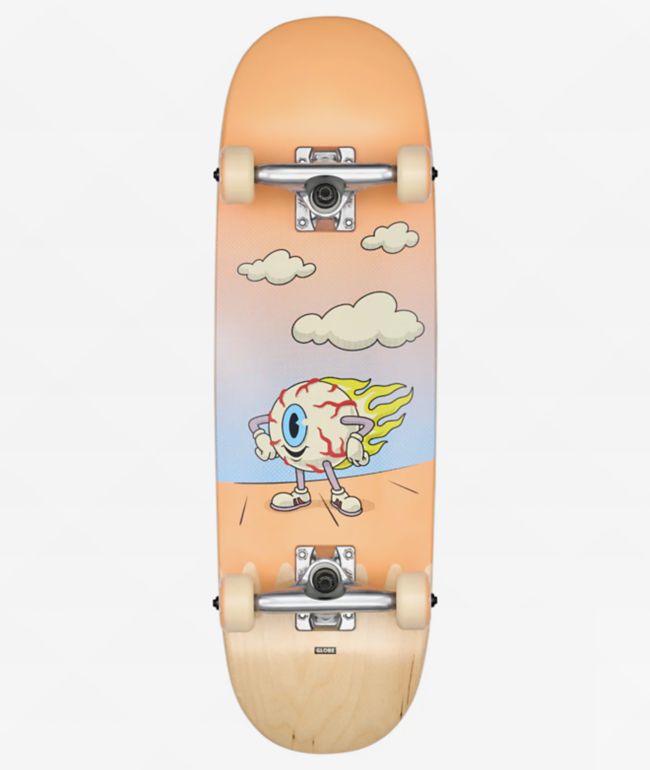 Globe Flaming Eye 7.9" Skateboard Complete - Globe