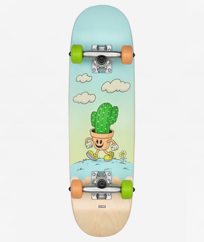 Globe Softie Cacti Guy 7.125" Skateboard Complete - Globe