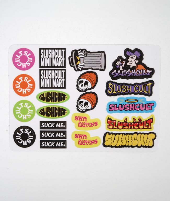 Slushcult Mini Sticker Sheet - Slushcult