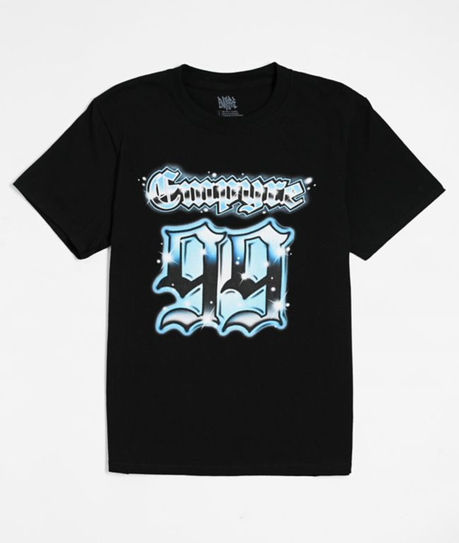 Empyre Kids Varsity Chrome Black T-Shirt - Empyre