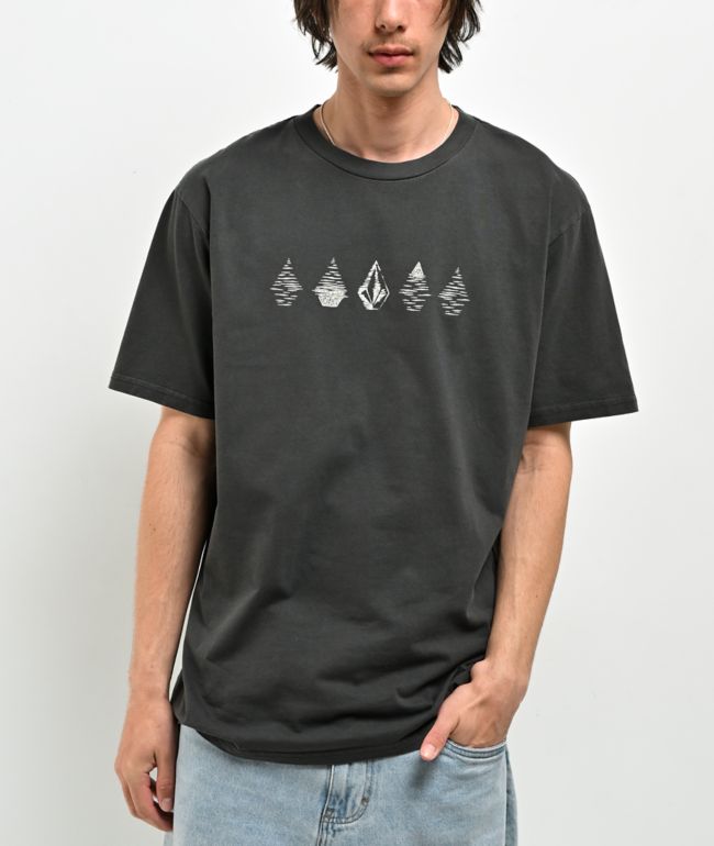 Volcom Lunar Phases Black T-Shirt - Volcom
