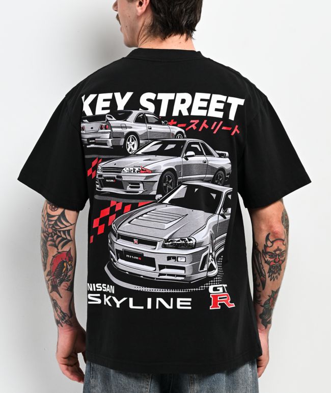 Key Street x Nissan 300ZX Black T-Shirt | Zumiez