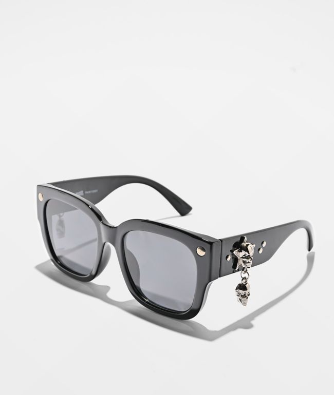 Broken Promises Pain Killer Black Sunglasses - Broken Promises