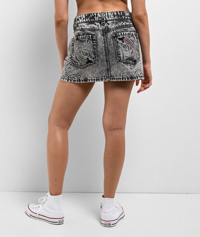 Ninth Hall Alyssia Koi Haze Mini Skirt - Ninth Hall